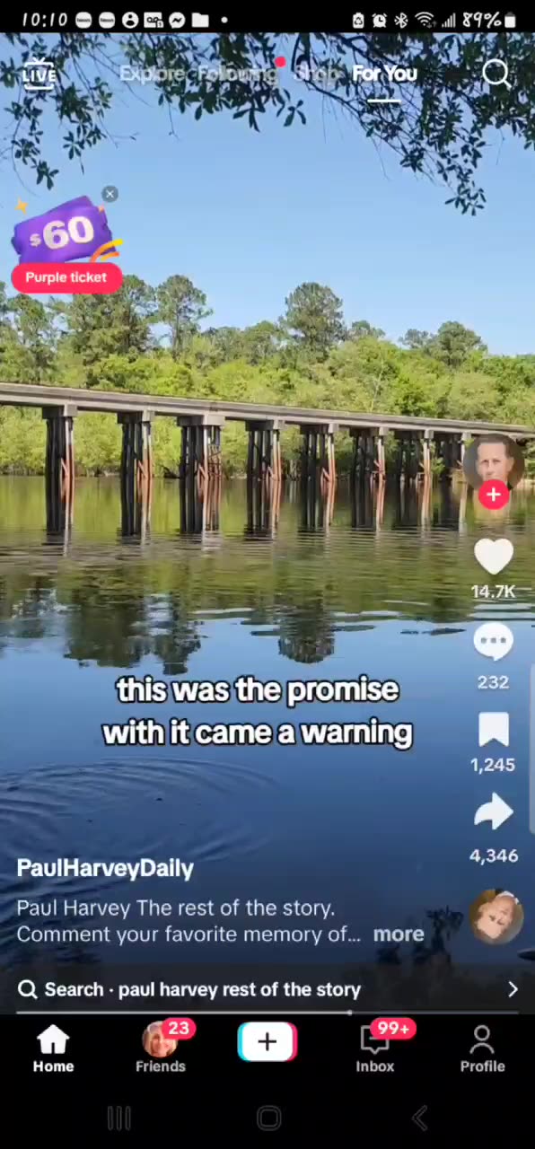 Paul Harvey Minute ⏰️