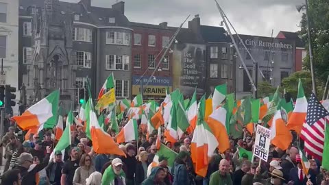 10 of thousands of Irish people have turned out in Cork