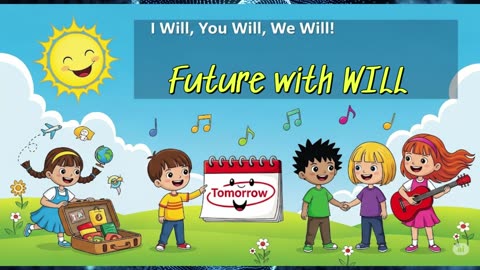 I Will, You Will, We Will! – Canción educativa sobre el futuro con WILL (creado con IA)