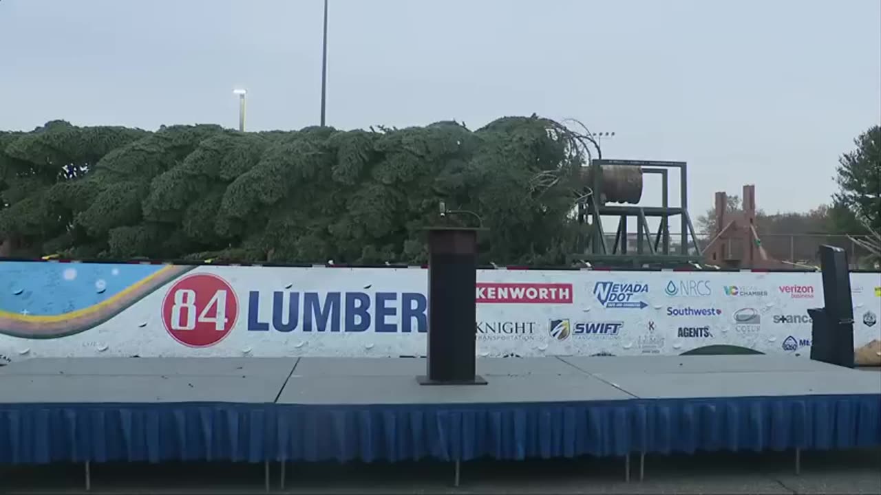 2025 US Capitol Christmas Tree arrives at Joint Base Andrews on its way to DC((11.04.2025))