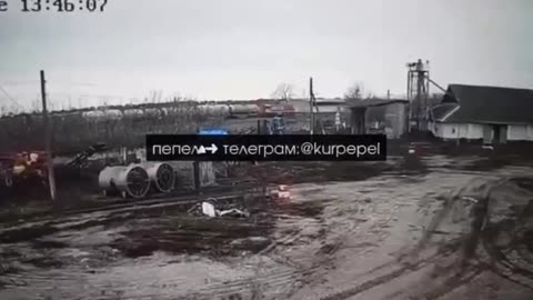 Ukrainian Airstrikes Hit a Railway Junction in Kursk, Russia