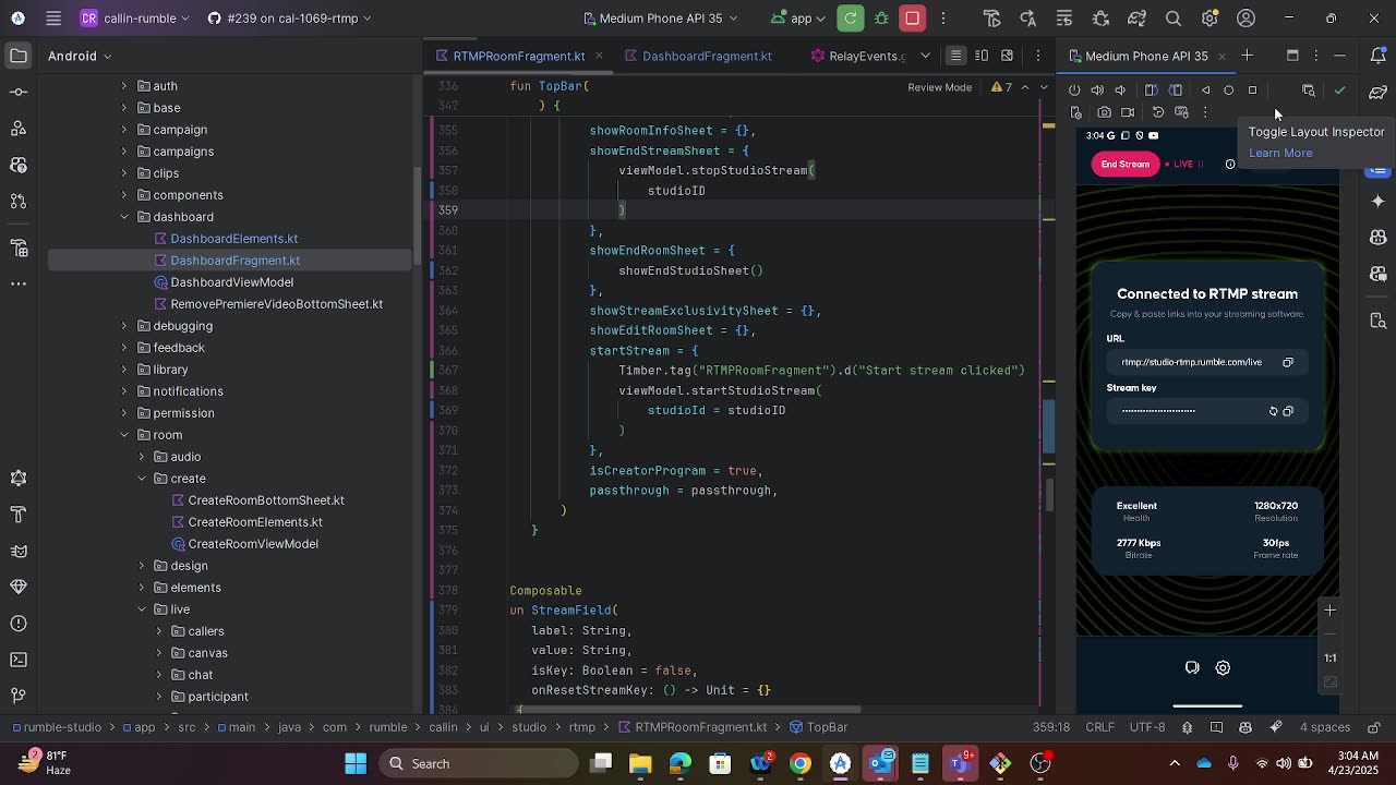 new stream