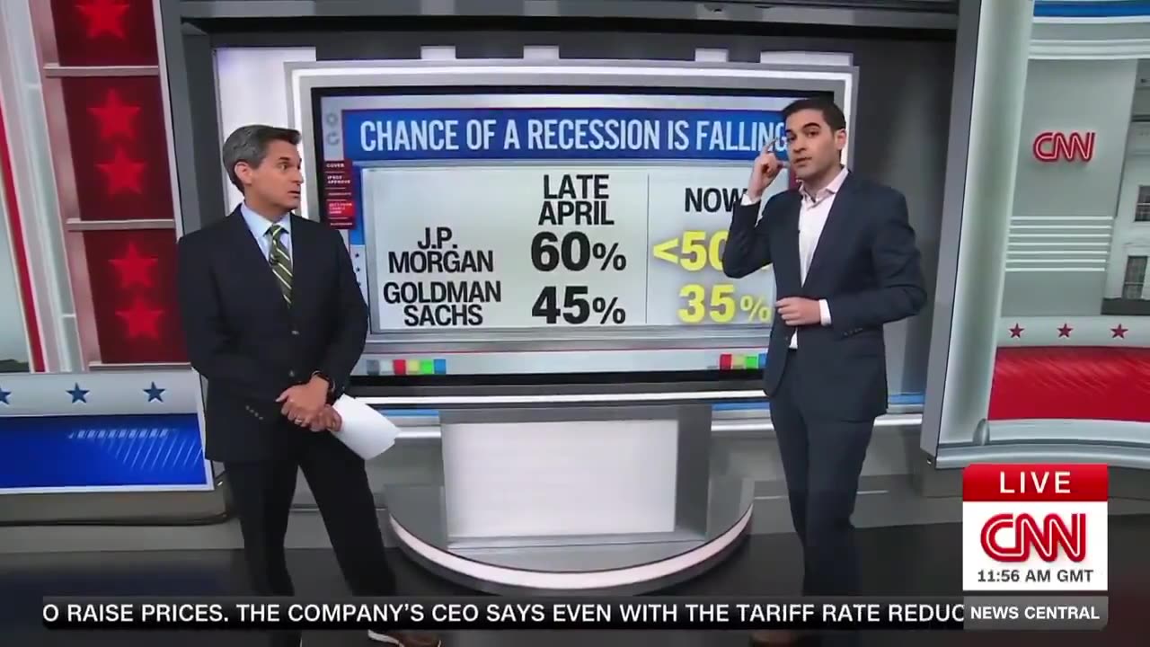 CNN says President Trump's approval rating is surging again