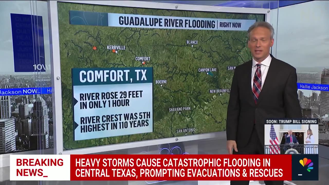 At least 20 children at Texas summer camp missing after flash flooding