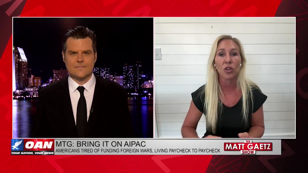 US Representative Marjorie Taylor Greene says: “Our government is occupied by 🇮🇱”