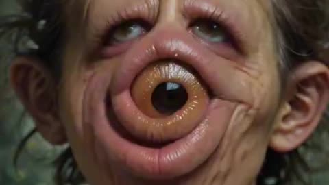 Spiral-Eyed Monster Will Haunt Your Dreams! 🌀😨