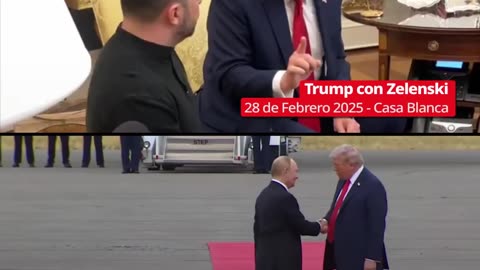 Contraste entre las reuniones de Trump con Putin y con Zelenski