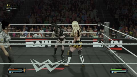 wwe 2k25 199 universe Megan Star VS The Witch