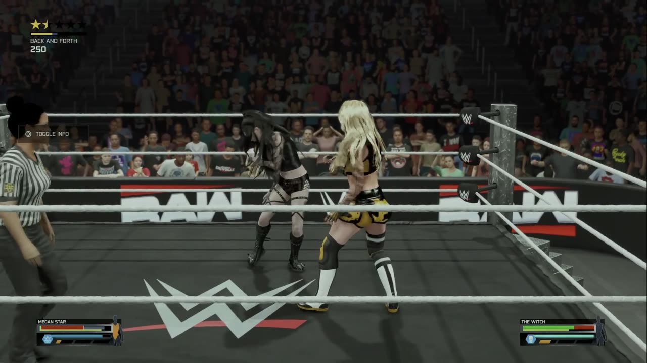 wwe 2k25 199 universe Megan Star VS The Witch