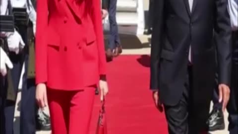 👸Leonor Brilla en Portugal🌟con Bolso Vegano Español #rdarium #shorts #trending