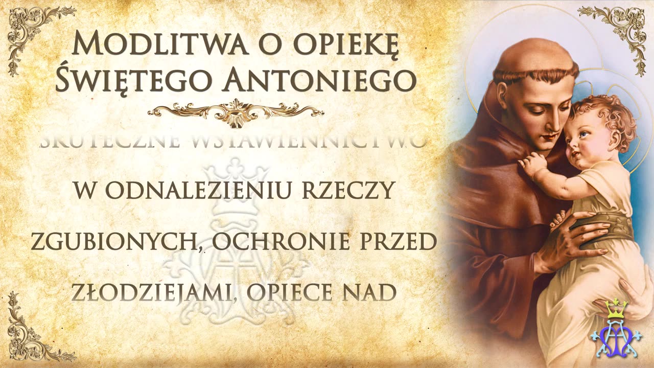 Modlitwa o opiekę Świętego Antoniego