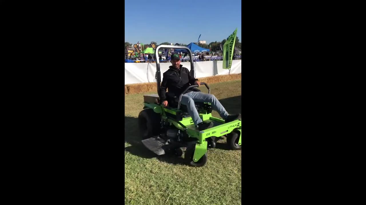 Greenworks Zero Turn Mower Demo at the GIE+EXPO 2019