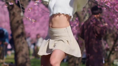 Japan Cherry Blossoms Dance🐷🌸💓