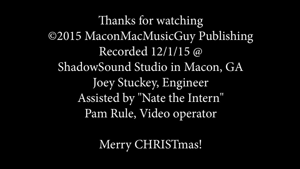 CHRISTmas Live - Live studio performance of Tom Rule's album "It Should Be Called CHRISTmas"