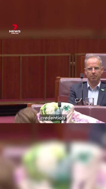 Senate disrupted by salmon - 7NEWS Australia