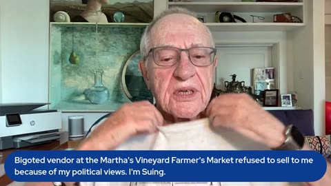 Bigoted vendor @ Martha's Vineyard Farmer's Market refused to sell to me for political reasons. I'm suing.
