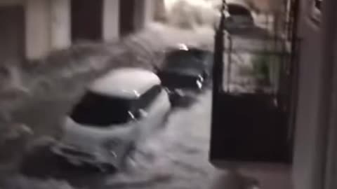Heavy rains hit Sicily