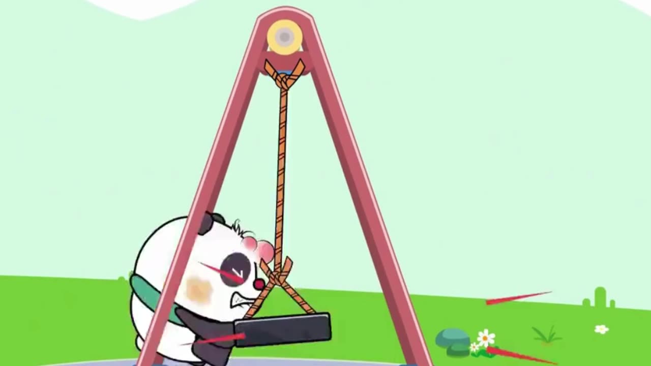 Panda Papa Swinging