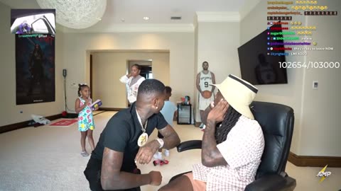 FunnyMike Lets Kai Cenat Babysit Londyn & MJ.. 😂