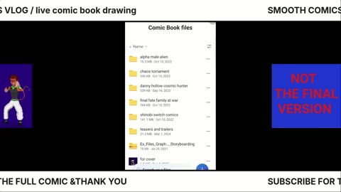 LIVE COMIC BOOK DRAWING