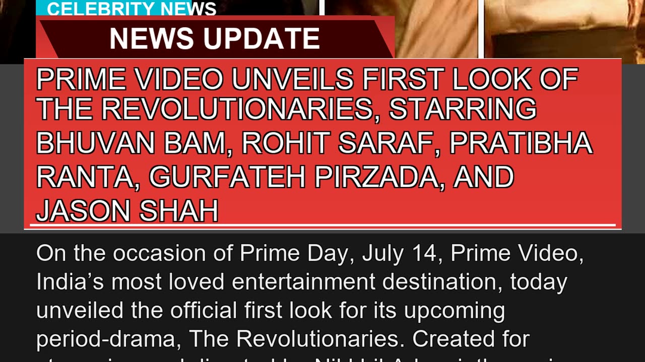 Prime Video Unveils First Look of the Revolutionar