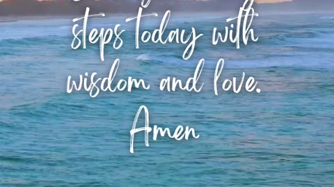 Start your day with peace.