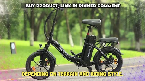 ESKUTE D100 Electric Bike 250W Motor 36V 13AH Battery 16-inch Tire City Travel E-bike