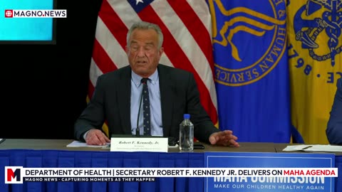 🇺🇸 MAHA Secretary Robert F. Kennedy Jr. Exposes Big Pharma & Processed Food [LIVE]