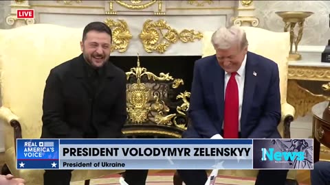 ZELENSKYY VERY THANKFUL TO POTUS AS MEETINGS BEGIN
			