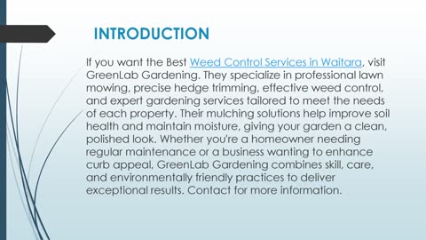 Best Weed Control Services in Waitara