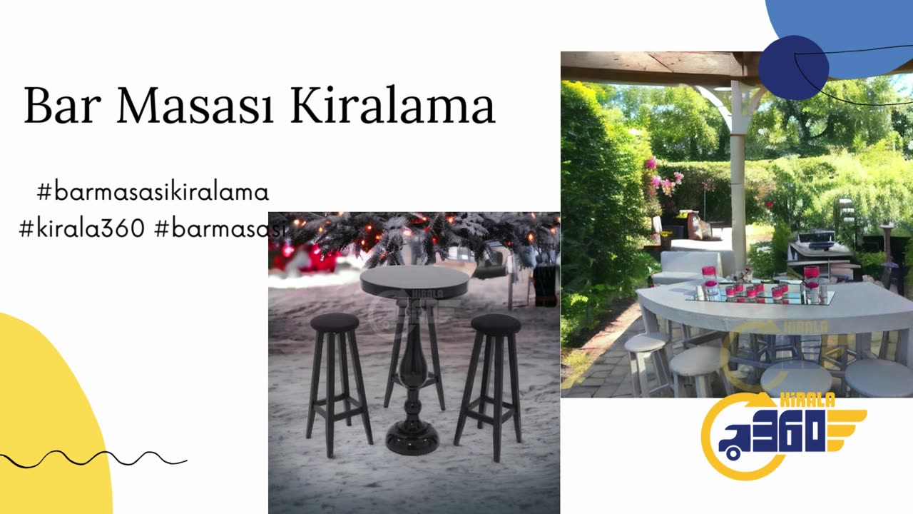bar masasi kiralama kirala360