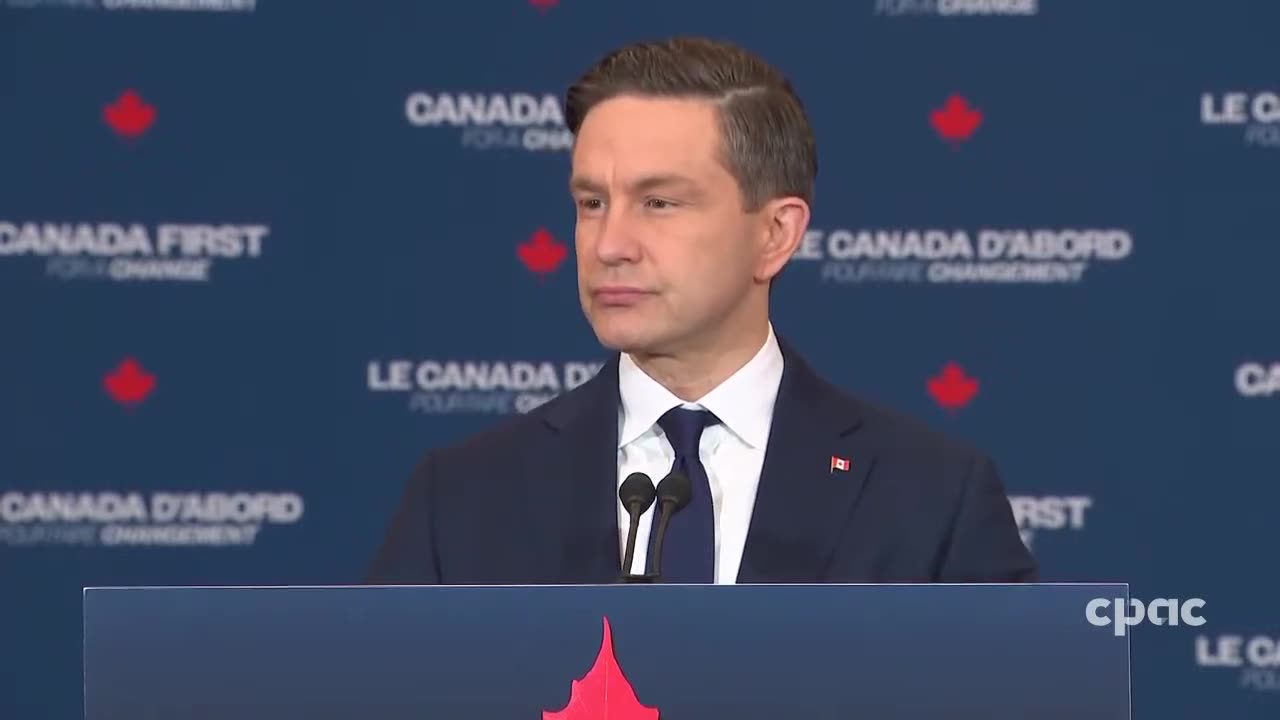 Canada: Pierre Poilievre makes policy announcement in Ottawa – April 13, 2025