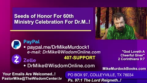 Fri. July 11 - Favor Friday With Mike Murdock..!!!
