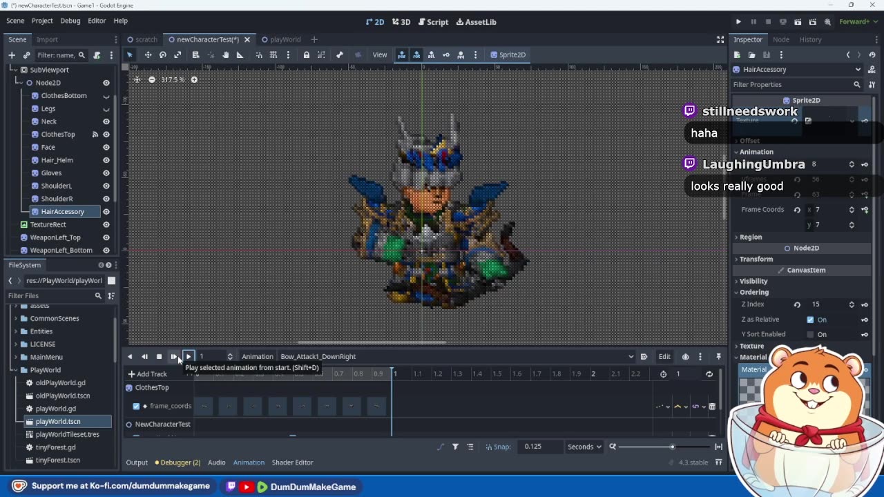 Dev Stream: DumDum Make Game!