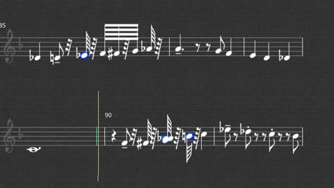Mannix Alto Sax Treble clef