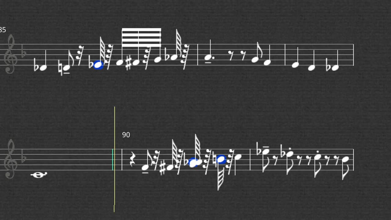 Mannix Alto Sax Treble clef