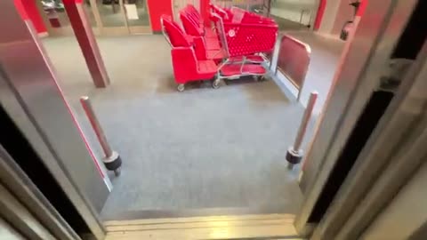 Two MEI Elevators at Target in St Louis with an ELEVATOR RACE!