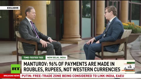 Russia and India plan stations on the same orbit — Denis Manturov | RT EXCLUSIVE