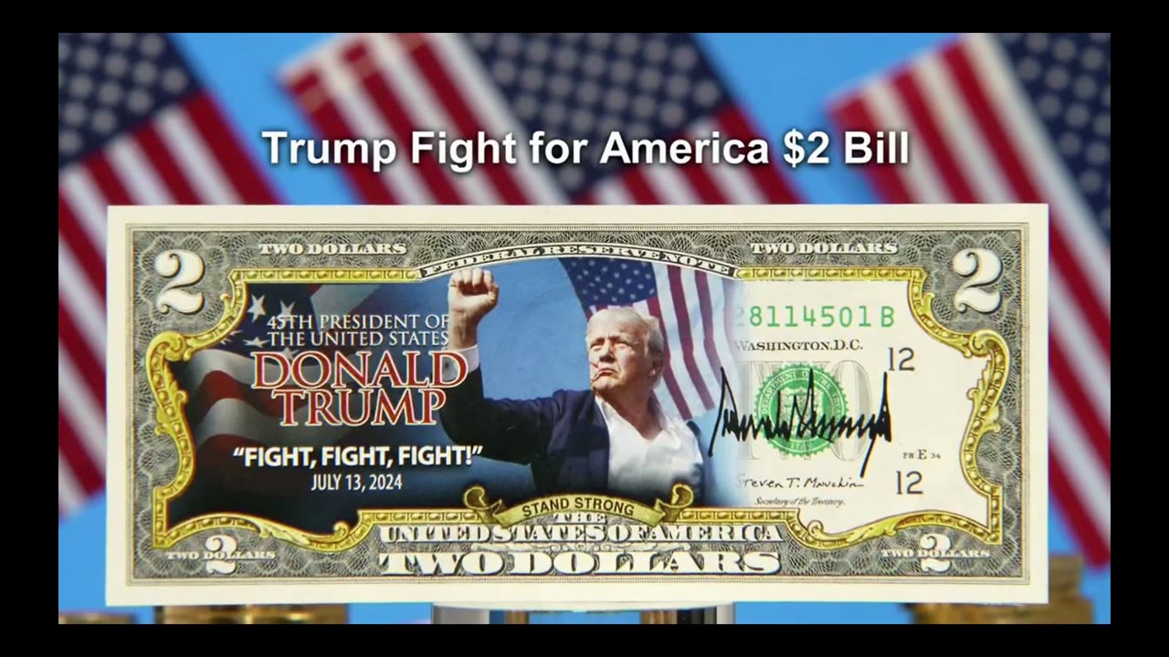 Trump Fight For America $2 Bill (08/14/2024)