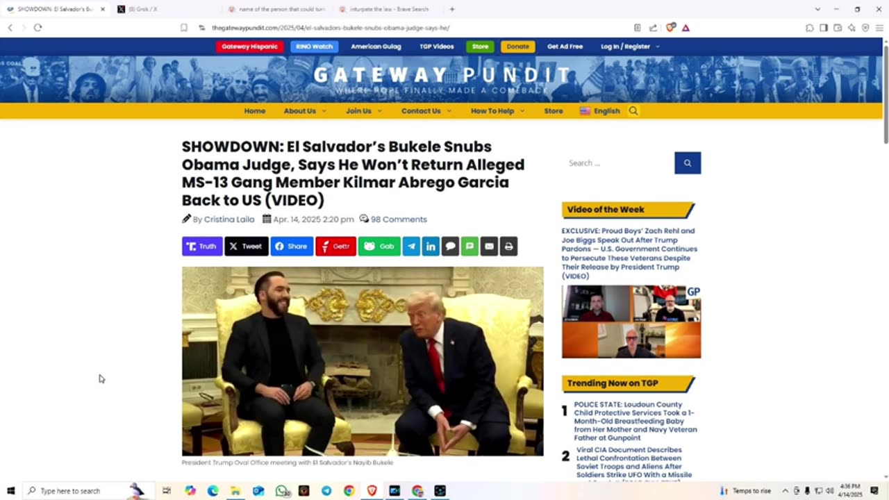 SARGE - ICONS MON-YAY SHOW CIA ALIENS DOCS, STONE GIANTS,SUPREME COURT PSY-OP...4-14-25