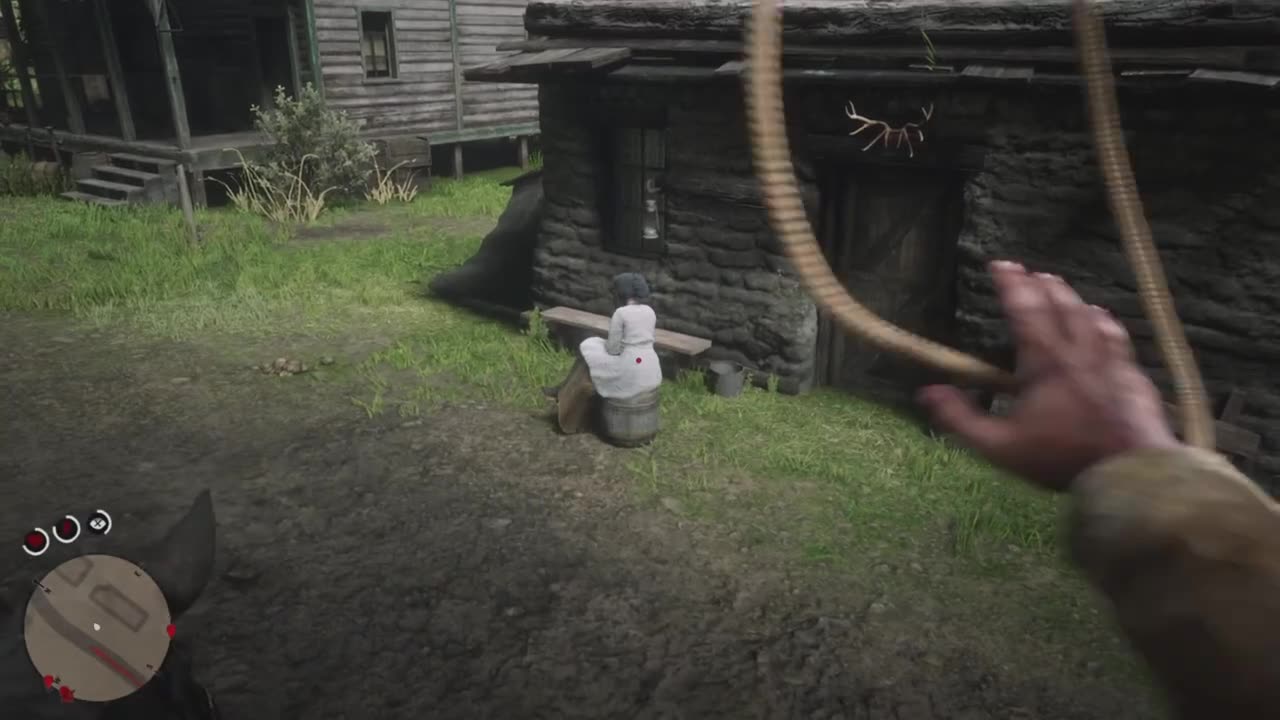 RDR 2 - Helping a stranger