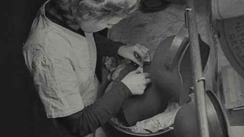 German M40 Stahlhelm manufacture and testing circa 1941