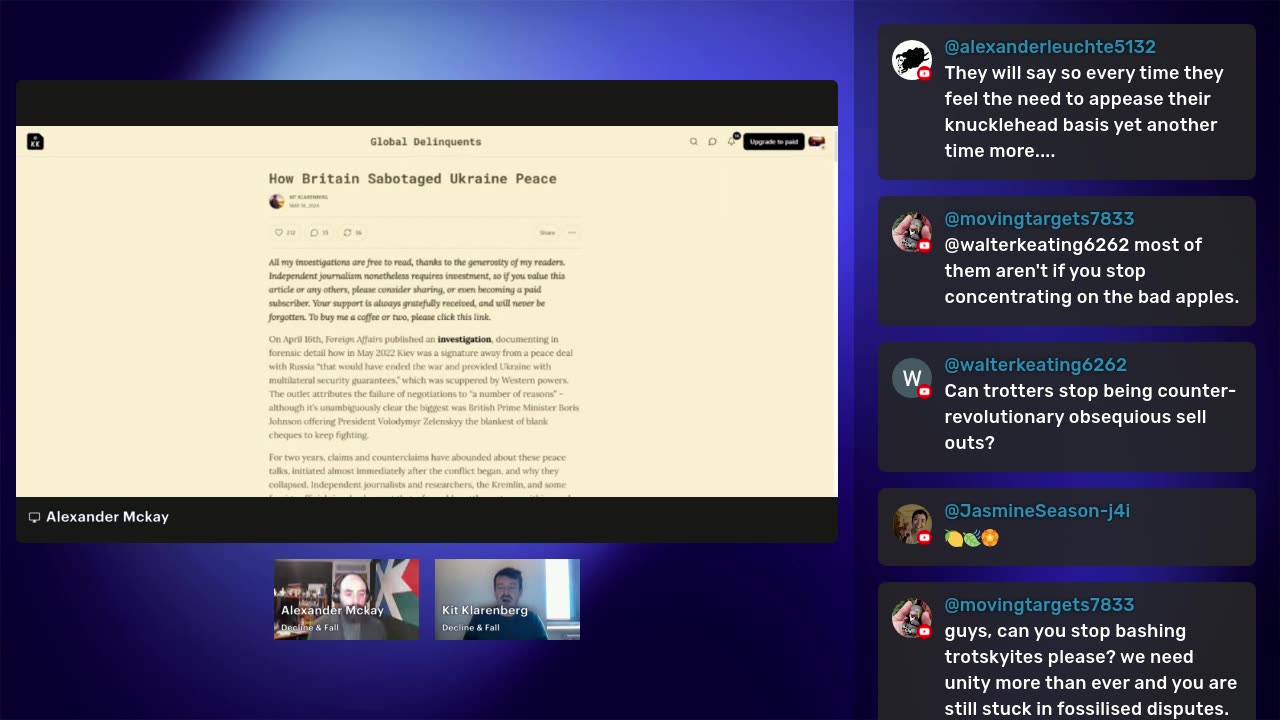 Decline & Fall Christmas Live Show!