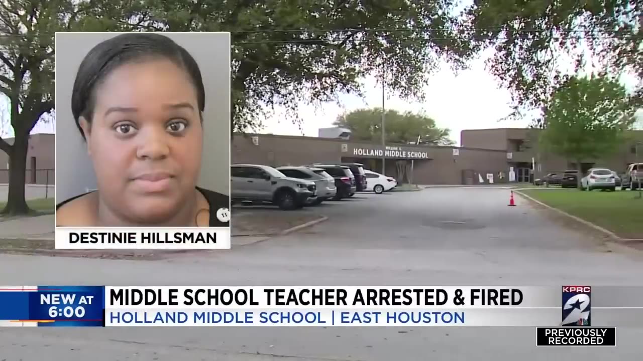 Middle school black teacher arrested and fired for inappropriate relations with two students