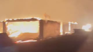 Video of the wildfires in Stillwater, Oklahoma earlier tonight.