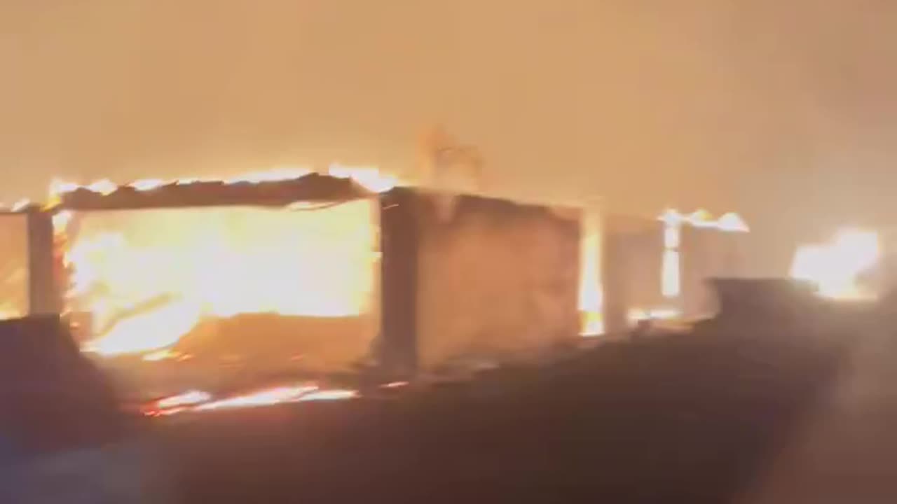 Video of the wildfires in Stillwater, Oklahoma earlier tonight.