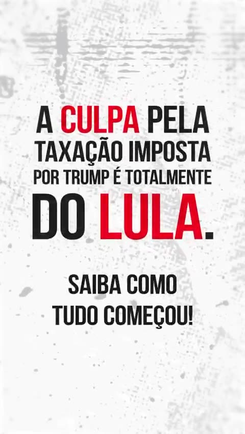 🚨🇧🇷 A CULPA É DO LULA – O BRASIL PAGA PELO EGO DE UM VELHO RANCOROSO! 🇧🇷🇮🇱🇺🇲
