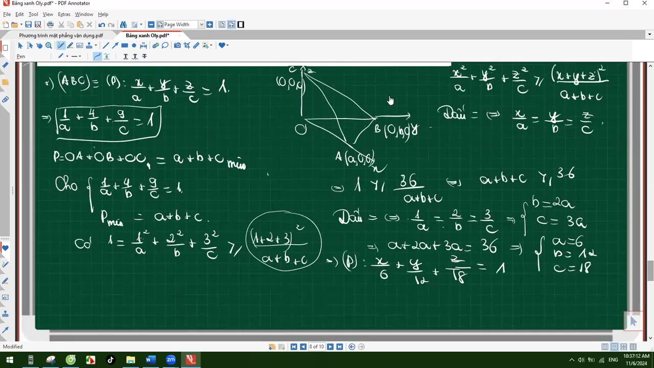 04. Phương trình mặt phẳng vận dụng