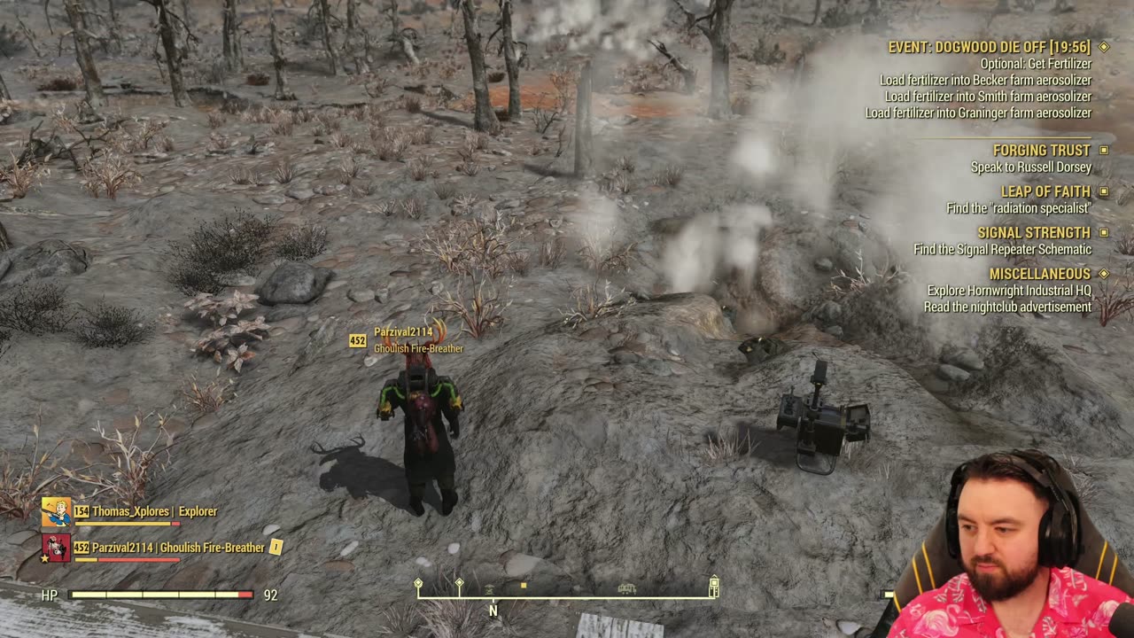 Fallout 76 🔴 Dailys & Fishing 🔴 Ep. 33