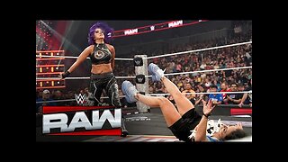 Bayley shoves Lyra Valkyria after defeating Roxanne Perez_ Raw highlights, Sept. 22, 2025